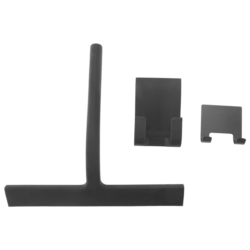 Shower Squeegee, Silicone Window Squeegee Black Wiper Without Drilling Shower Cleaner With Hanging Hook
Shower Squeegee, Silicone Window Squeegee Black Wiper Without Drilling Shower Cleaner With Hanging Hook