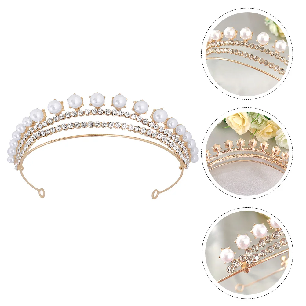Pearl Tiarabridal Wedding Headdress Crystal Metalheadband Shiny Bride Rhinestone Pearls Flower Hairbands Headbands Opkal、
Pearl Tiarabridal Wedding Headdress Crystal Metalheadband Shiny Bride Rhinestone Pearls Flower Hairbands Headbands Opkal、