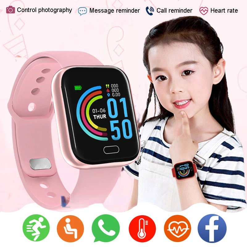 Kids Smart Watch Boys Girls Sports Smartwatch Heart Rate Sleep Smart Clock Fitness Tracker Smart-watch For10-18
Kids Smart Watch Boys Girls Sports Smartwatch Heart Rate Sleep Smart Clock Fitness Tracker Smart-watch For10-18