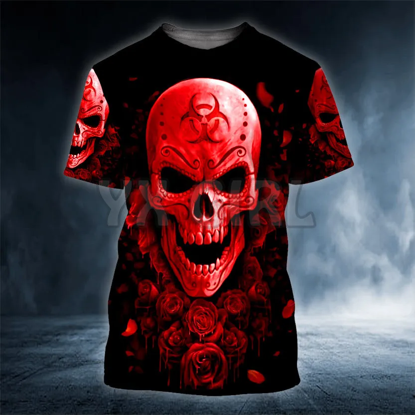 2022 Elements of Horror Red Skull Mystery Rune 3D Printed T-shirt for Men Halloween Plus Size Baggy Short Sleeve Street Hip-hop
2022 Elements of Horror Red Skull Mystery Rune 3D Printed T-shirt for Men Halloween Plus Size Baggy Short Sleeve Street Hip-hop