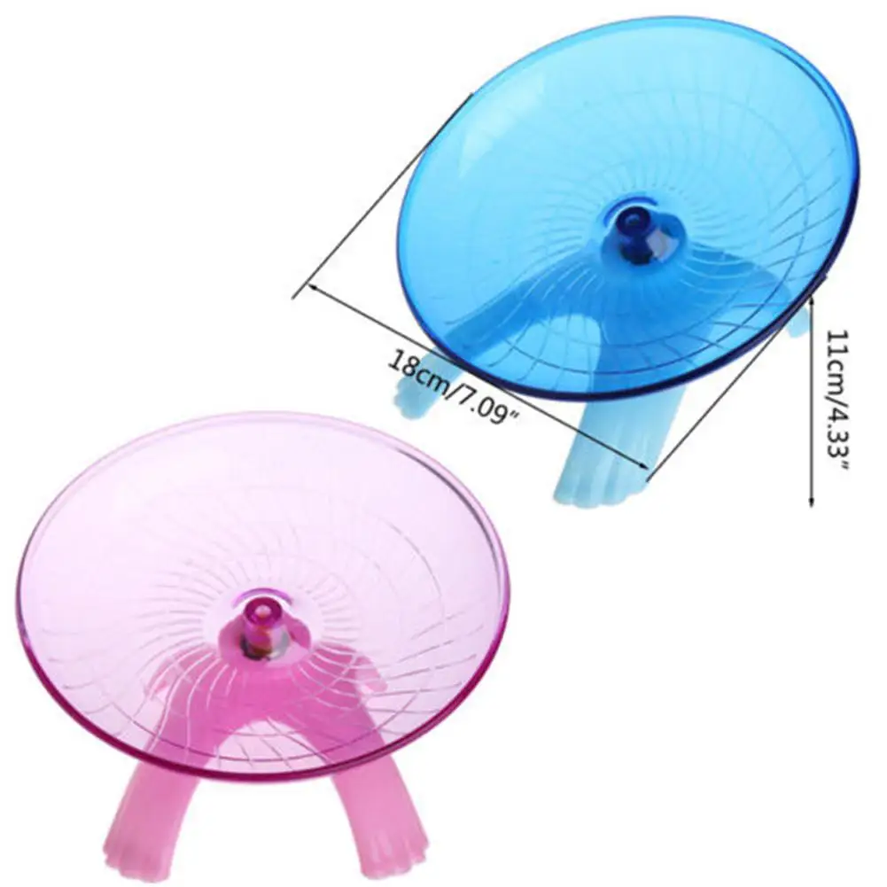 18cm Carno Pet Hamster Running Wheel Flying Saucer Exercise Toy Running Disc Small Animal Accessories
18cm Carno Pet Hamster Running Wheel Flying Saucer Exercise Toy Running Disc Small Animal Accessories