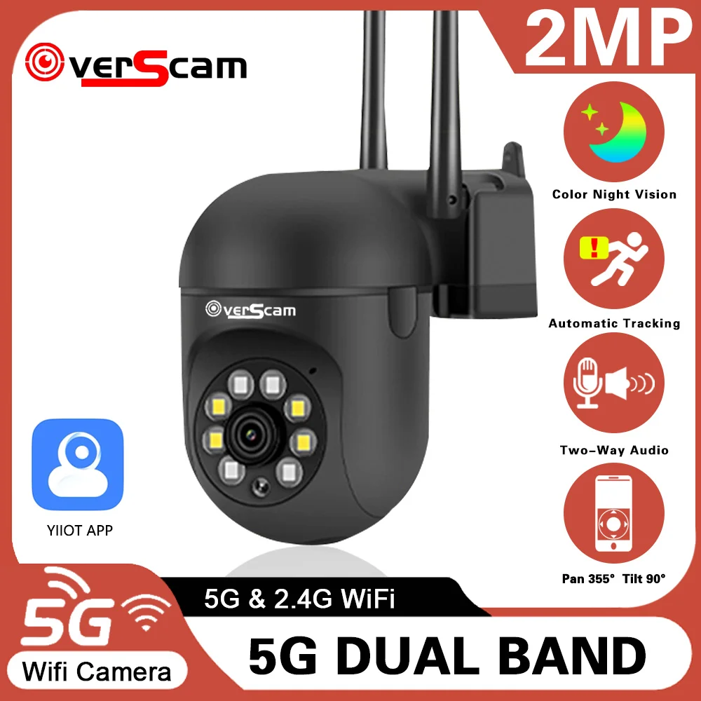 2MP Auto tracking IP Camera Outdoor Mini Ptz CCTV Camera 1080P Home Security Video Surveillance Camara With WIFI 5G
2MP Auto tracking IP Camera Outdoor Mini Ptz CCTV Camera 1080P Home Security Video Surveillance Camara With WIFI 5G
