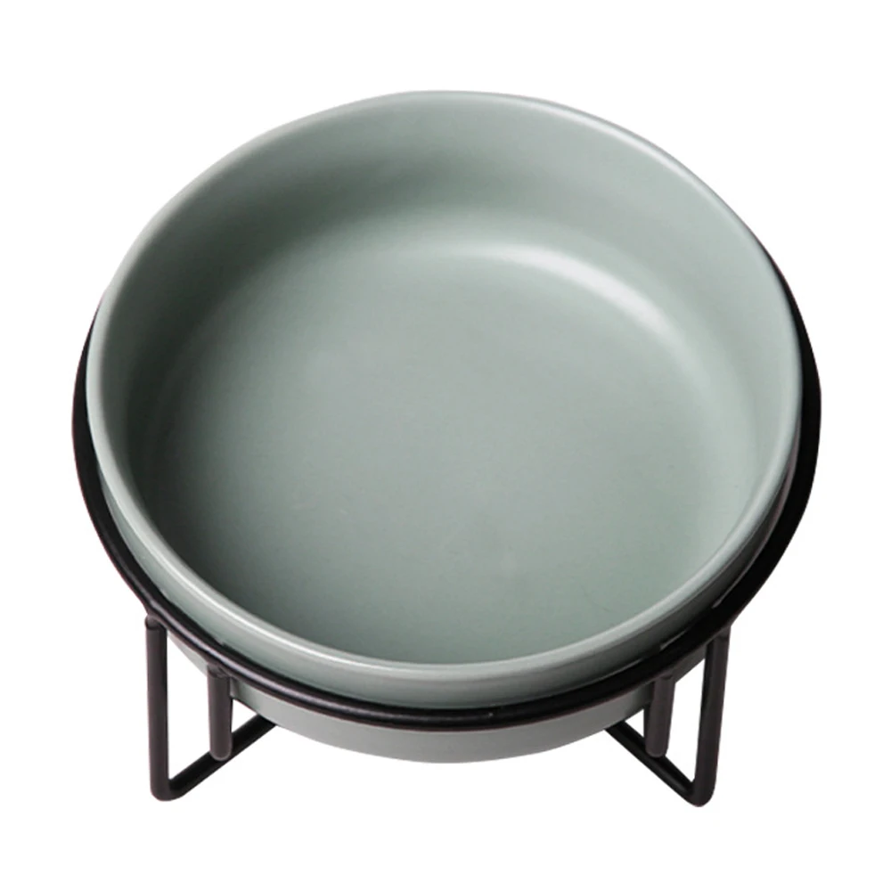 Iron Frame Ceramic Cat Bowl Water and Food Bowl Raised Tilted Wide Mouth Dog Bowl Cat Tableware Pet Supplies 600ml Large
Iron Frame Ceramic Cat Bowl Water and Food Bowl Raised Tilted Wide Mouth Dog Bowl Cat Tableware Pet Supplies 600ml Large