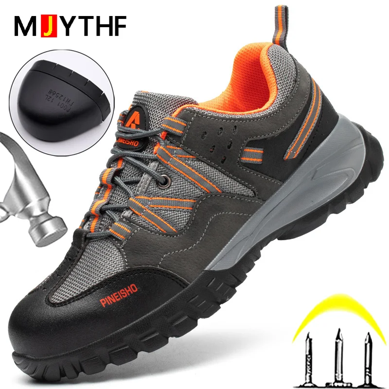 Indestructible Shoes Anti-smashing Anti-piercing Safety Shoes Men Steel Toe Cap work Shoes Wear-resistant Male Hiking Shoes
Indestructible Shoes Anti-smashing Anti-piercing Safety Shoes Men Steel Toe Cap work Shoes Wear-resistant Male Hiking Shoes