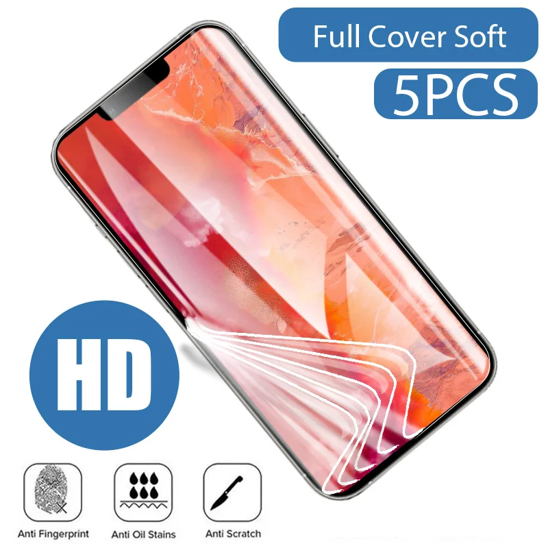 5 шт. Гидрогелевая пленка для iPhone 13 14 12 11 Pro Max Mini, Защита экрана для iPhone 14 7 8 6 6S Plus XR X XS Max SE 2020 2022
5 шт. Гидрогелевая пленка для iPhone 13 14 12 11 Pro Max Mini, Защита экрана для iPhone 14 7 8 6 6S Plus XR X XS Max SE 2020 2022
