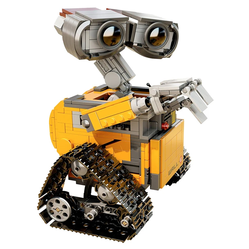 Робот WALL E, высокотехнологичные строительные блоки «сделай сам», электрические фигурки, модель, развивающие подарки, игрушки для детей
Робот WALL E, высокотехнологичные строительные блоки «сделай сам», электрические фигурки, модель, развивающие подарки, игрушки для детей