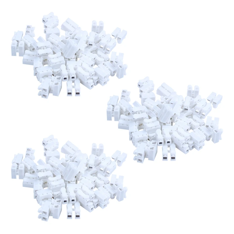 150PCS CH2 Spring Quick Wire Connector Cable Clamp Terminal Block Connector For LED Strip Light
150PCS CH2 Spring Quick Wire Connector Cable Clamp Terminal Block Connector For LED Strip Light