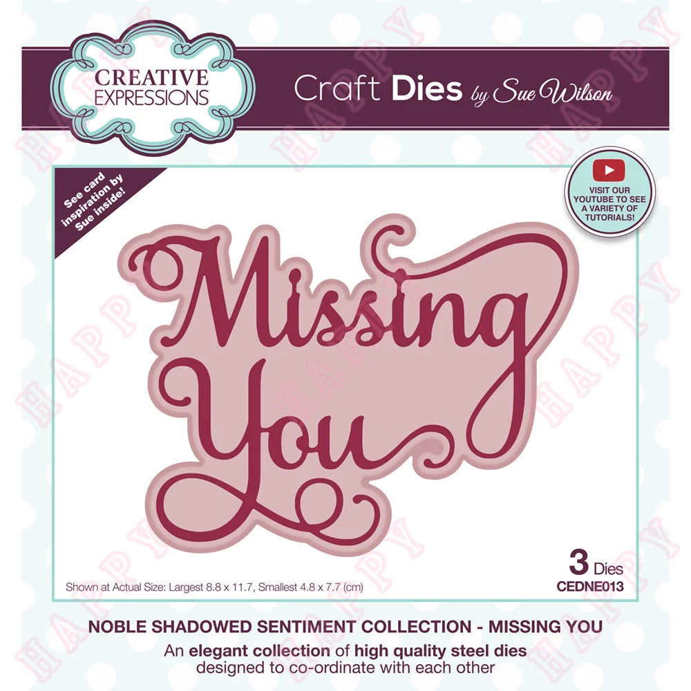 Metal Cutting Dies Missing You Scrapbook Diary DIY Decoration Embossing Template Paper Craft Blade Punch Knife Mold For 2022 New
Metal Cutting Dies Missing You Scrapbook Diary DIY Decoration Embossing Template Paper Craft Blade Punch Knife Mold For 2022 New