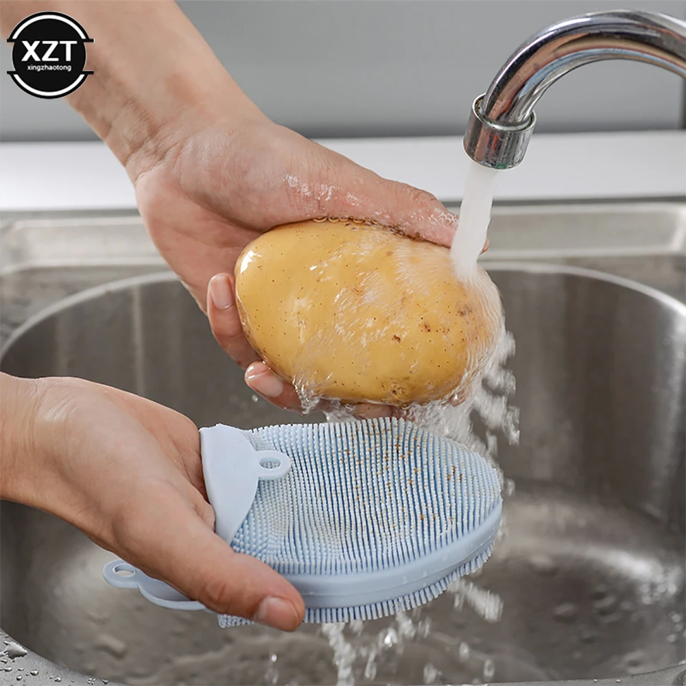 Kitchen Dishwashing Gloves Fruit Washing Brush Magic Dishwashing Brush Dishwashing Sponge Household Cleaning Tools Accessories
Kitchen Dishwashing Gloves Fruit Washing Brush Magic Dishwashing Brush Dishwashing Sponge Household Cleaning Tools Accessories