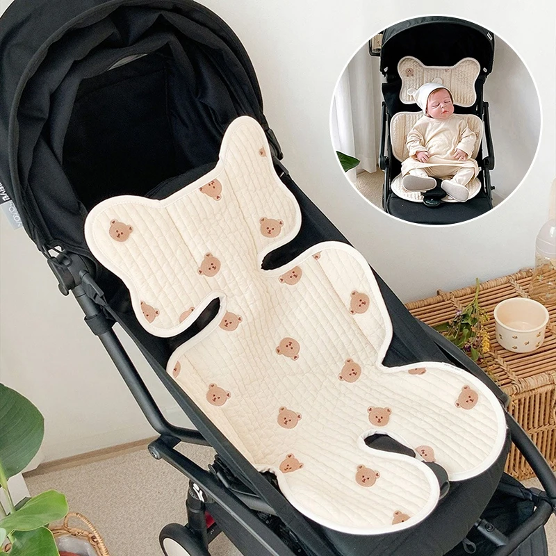 Summer Baby Stroller Liner Mat Universal Children Car Seat Pad Ins Embroidery Cotton Pram Mat Breathable Stroller Accessories
Summer Baby Stroller Liner Mat Universal Children Car Seat Pad Ins Embroidery Cotton Pram Mat Breathable Stroller Accessories