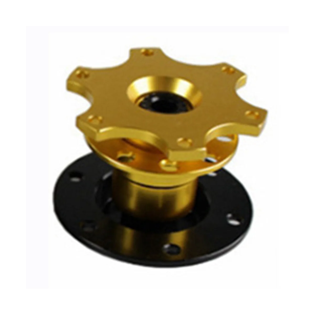 For 6-Hole Steering Wheel Hub Steering Wheel Heightening Adapter Universal Steering Wheel Quick Release Bracket Kit Gold
For 6-Hole Steering Wheel Hub Steering Wheel Heightening Adapter Universal Steering Wheel Quick Release Bracket Kit Gold