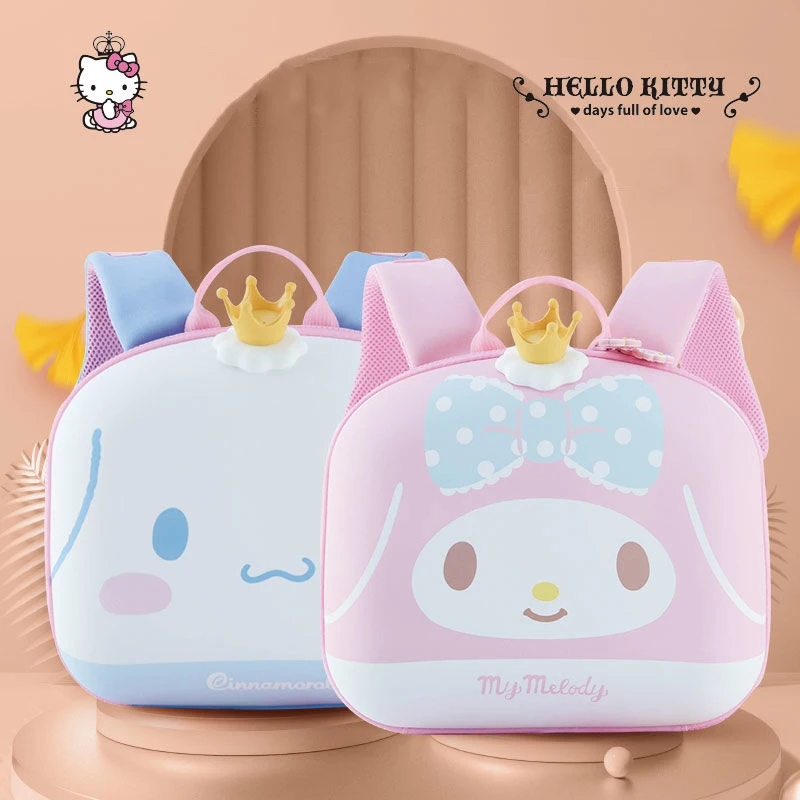 Новые женские детские школьные ранцы Cinnamoroll, милые школьные сумки для девочек с уменьшением нагрузки
Новые женские детские школьные ранцы Cinnamoroll, милые школьные сумки для девочек с уменьшением нагрузки