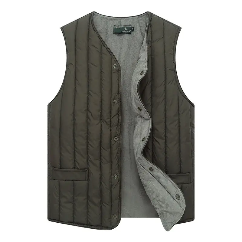 Mens Jacket Sleeveless Vest Autumn Winter Male Warm Vest Coats Men Stand Collar Army Thicken Veste Waistcoats Clothing 5XL E46
Mens Jacket Sleeveless Vest Autumn Winter Male Warm Vest Coats Men Stand Collar Army Thicken Veste Waistcoats Clothing 5XL E46