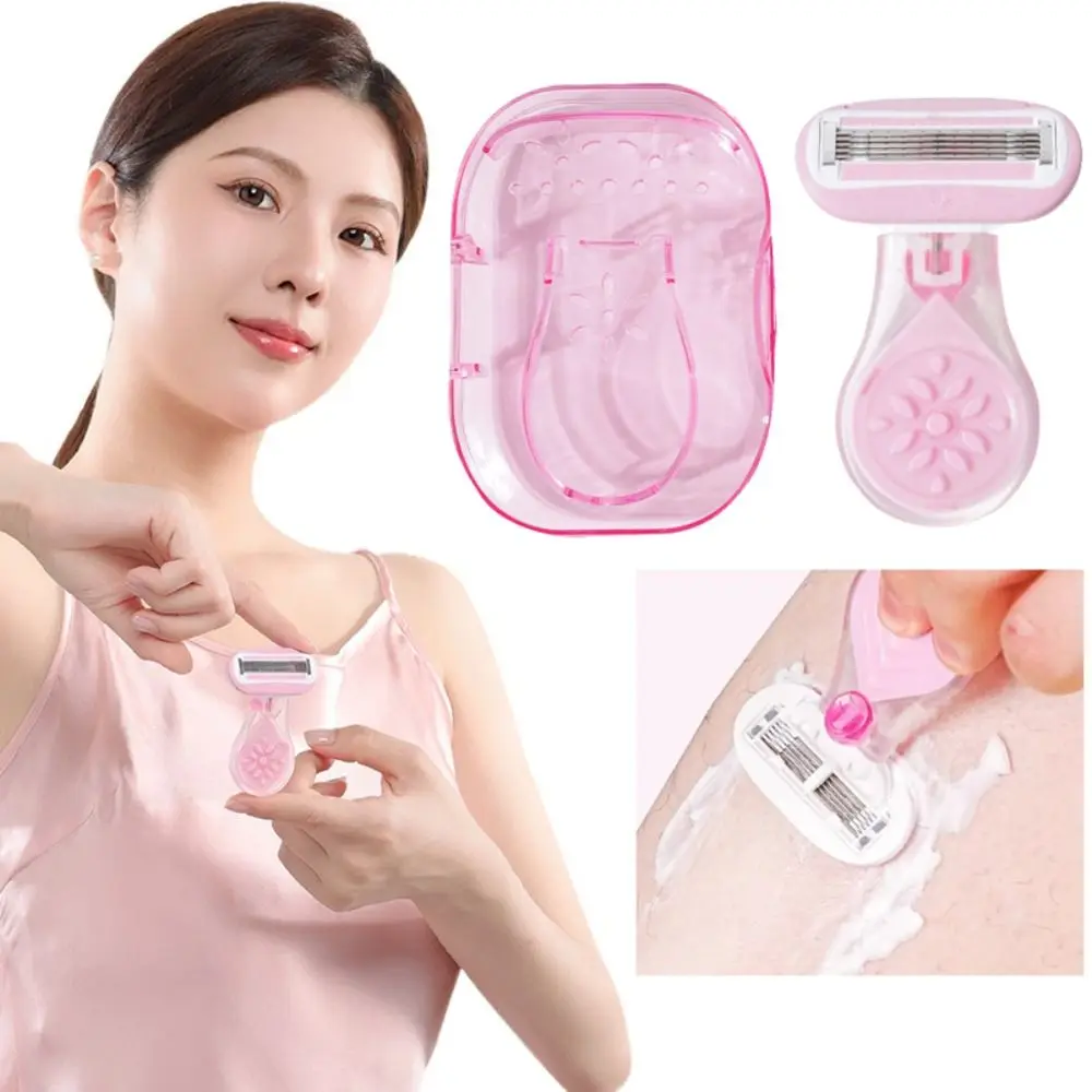 Extra Smooth Mini Razor With Storage Box 5-Blade Safe Portable Razor Gently On The Go Shaving Razors Travel Essentials
Extra Smooth Mini Razor With Storage Box 5-Blade Safe Portable Razor Gently On The Go Shaving Razors Travel Essentials
