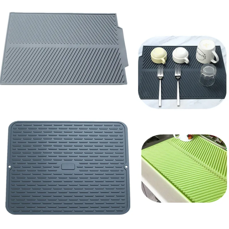 Large Dish Drying Mat Premium Heat Resistant Silicone Tableware Dishwaser Safe Pad Dinnerware Table Mat Placemat 39cmx25cm
Large Dish Drying Mat Premium Heat Resistant Silicone Tableware Dishwaser Safe Pad Dinnerware Table Mat Placemat 39cmx25cm