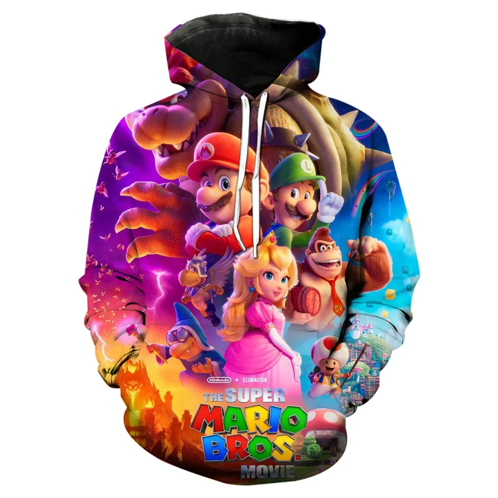 2023 Mario Brothers Cartoon Anime Print Children's Hoodie Casual 3d Sweatshirt Mario Pocket Pullover Sweatshirt Boys' Top
2023 Mario Brothers Cartoon Anime Print Children's Hoodie Casual 3d Sweatshirt Mario Pocket Pullover Sweatshirt Boys' Top
