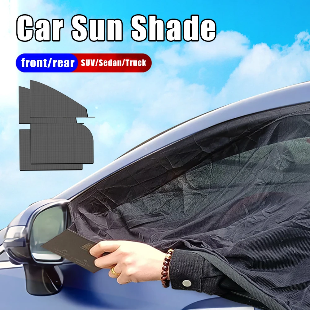 Universal Car Sun Shade Side Window Curtain Front Rear Window Covers UV Protection Sun Visor Ventilated Mesh for Sedan SUV Truck
Universal Car Sun Shade Side Window Curtain Front Rear Window Covers UV Protection Sun Visor Ventilated Mesh for Sedan SUV Truck
