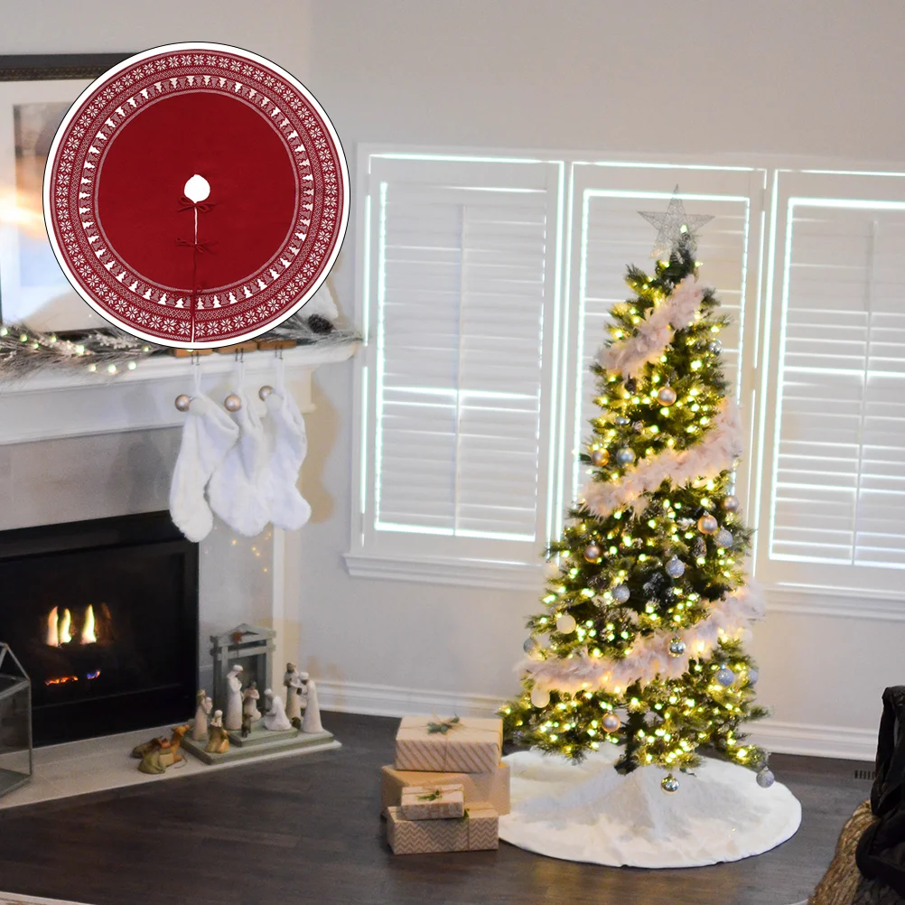 92/122cm Christmas Tree Skirt Knitted Xmas Tree Skirt Apron Carpet Xmas Decoration Christmas Tree New Year Home Decoration
92/122cm Christmas Tree Skirt Knitted Xmas Tree Skirt Apron Carpet Xmas Decoration Christmas Tree New Year Home Decoration