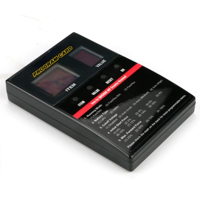 Для электрической регулировки, крутой режим работы, Полная водонепроницаемость 80 А, матовая Электрическая регулировка 1/10 1/8, Rock Crawler 
Для электрической регулировки, крутой режим работы, Полная водонепроницаемость 80 А, матовая Электрическая регулировка 1/10 1/8, Rock Crawler