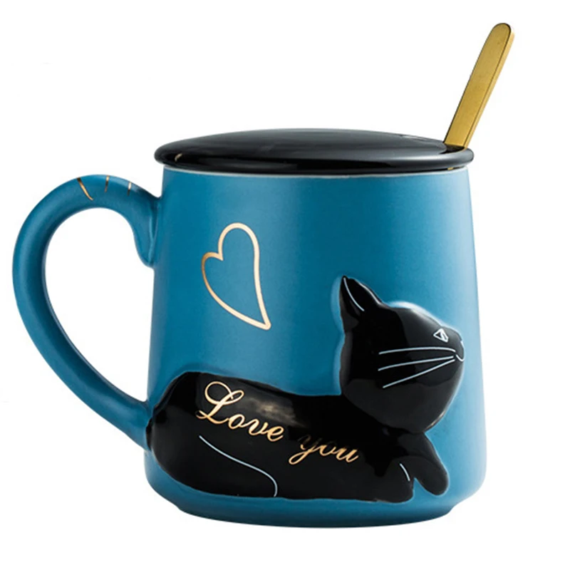 Симпатичные керамические чашки с изображением кота
Симпатичные керамические чашки с изображением кота