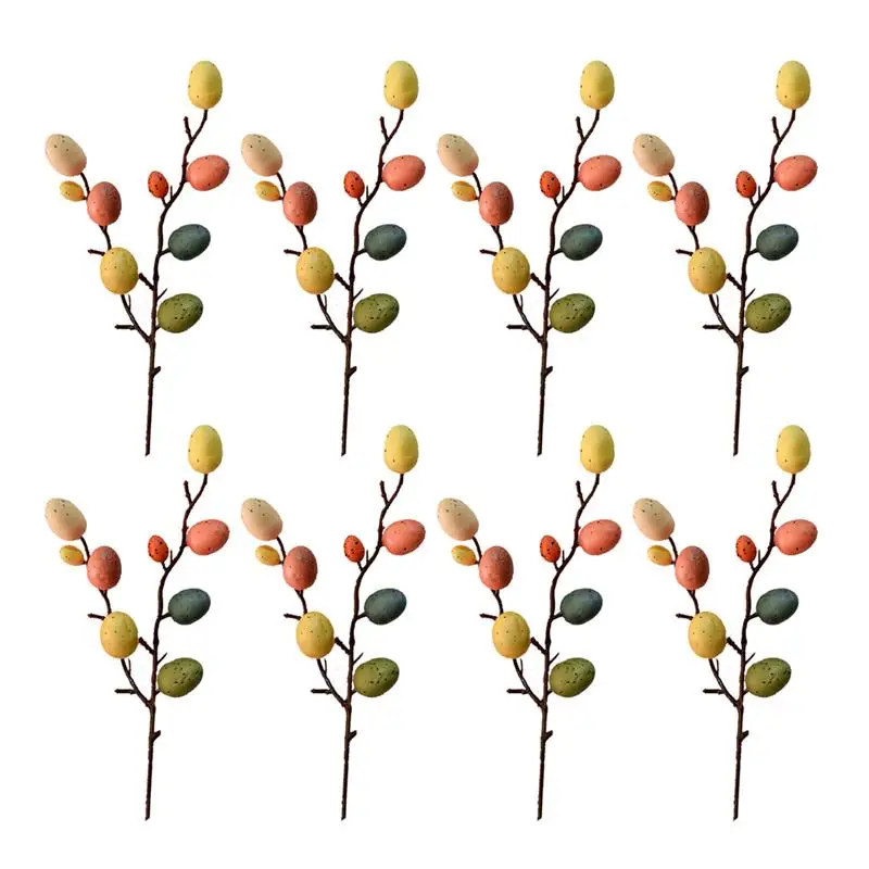 8/5 Branches Easter Egg Decorations Stylish DIY Easter Ornaments Adornments for Home Living Room Mall (Colorful)
8/5 Branches Easter Egg Decorations Stylish DIY Easter Ornaments Adornments for Home Living Room Mall (Colorful)
