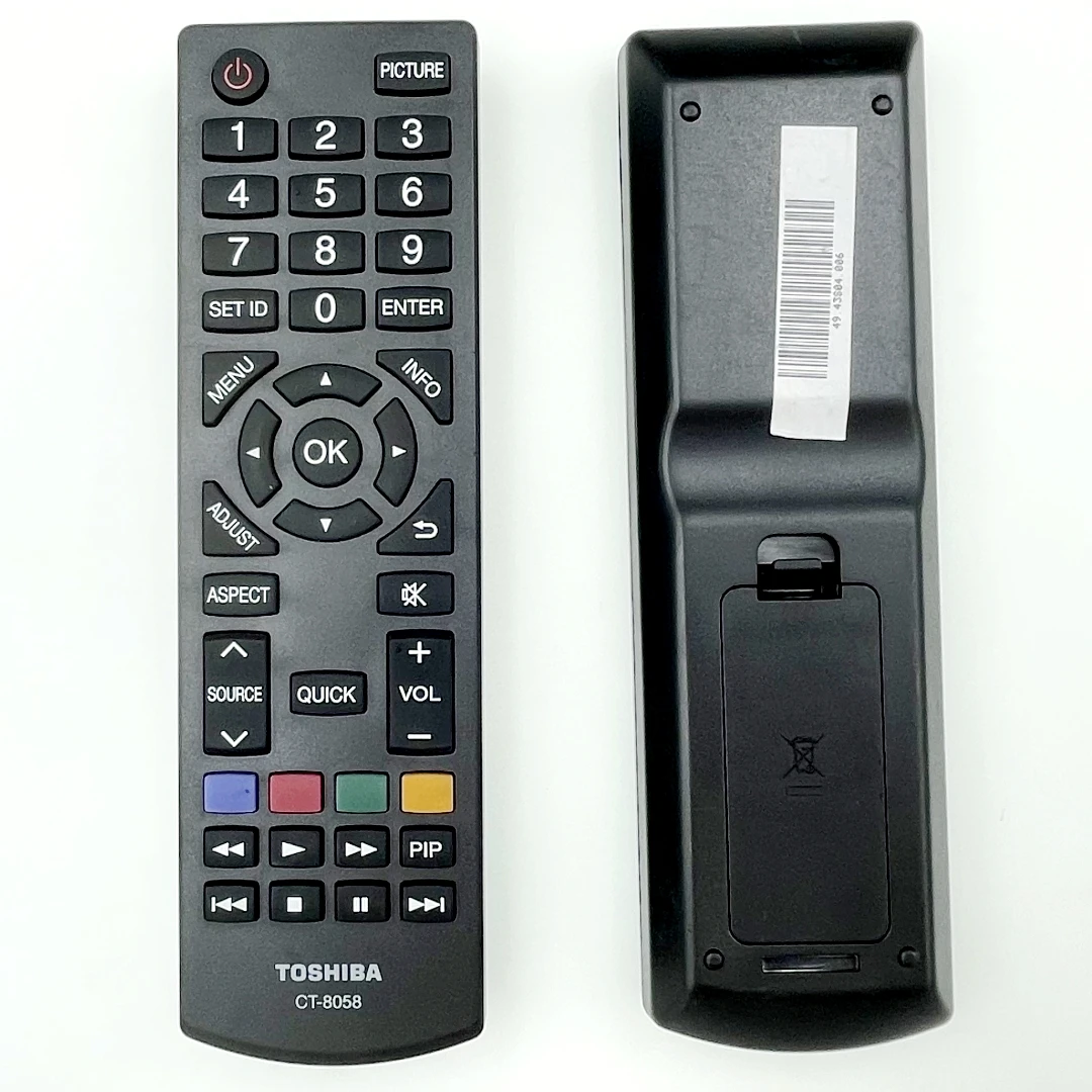 Genuine Original Remote Control CT-8058 For TOSHIBA LED TV / Monitor TD-E652 TD-E432 TD-E552 TD-E502 -Brand New
Genuine Original Remote Control CT-8058 For TOSHIBA LED TV / Monitor TD-E652 TD-E432 TD-E552 TD-E502 -Brand New