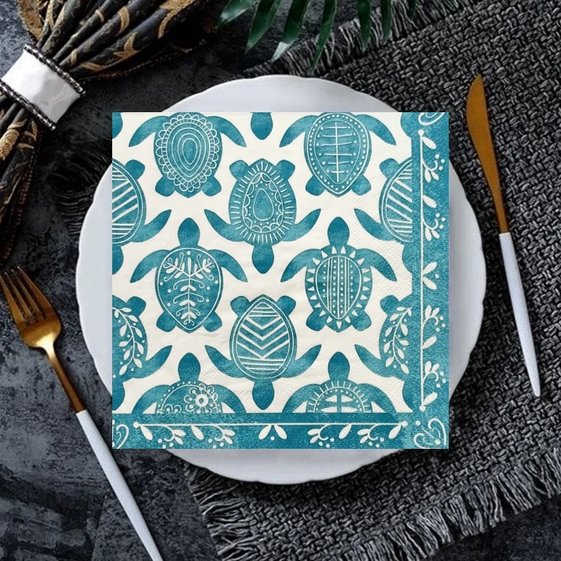 Одноразовые бумажные салфетки Blue Turtle 20 шт.
Одноразовые бумажные салфетки Blue Turtle 20 шт.