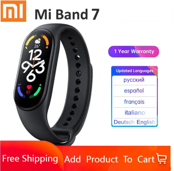100% Оригинальный Смарт-браслет Xiaomi Mi Band 7 с AMOLED экраном Mi Band 7 фитнес-трекер с кислородом в крови водонепроницаемый смарт-браслет 7
100% Оригинальный Смарт-браслет Xiaomi Mi Band 7 с AMOLED экраном Mi Band 7 фитнес-трекер с кислородом в крови водонепроницаемый смарт-браслет 7