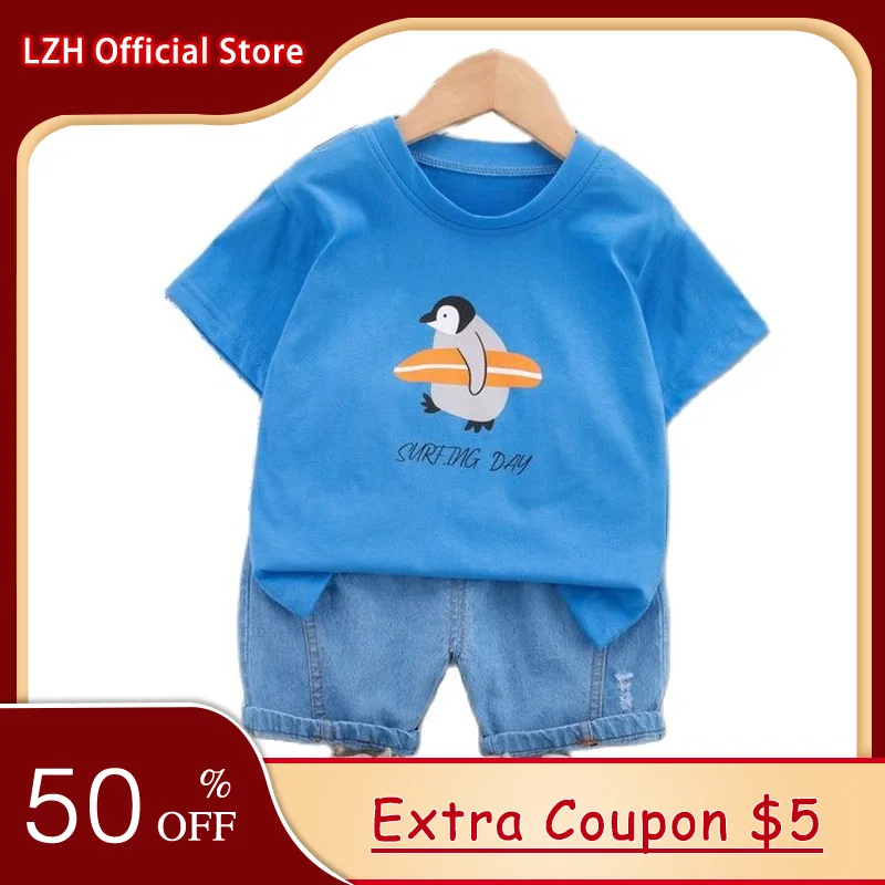 LZH Baby Boy Summer Outfit 2022 Toddler Kids Tracksuit For Boy Children's Clothing Set Short Sleeve T-Shirt Shorts Baby Boy Suit
LZH Baby Boy Summer Outfit 2022 Toddler Kids Tracksuit For Boy Children's Clothing Set Short Sleeve T-Shirt Shorts Baby Boy Suit