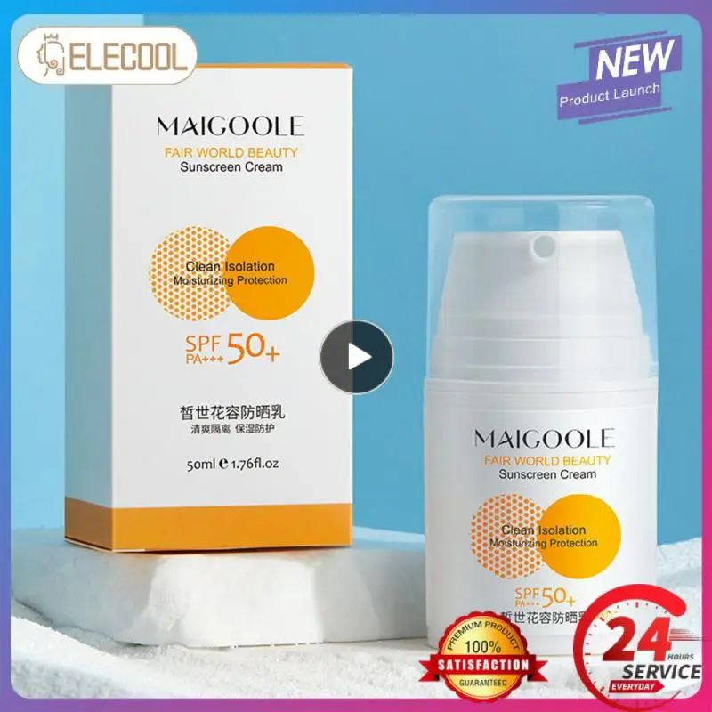 Face Sunscreen Refreshing Spf 50 Isolation Cream 50ml Whitening Sun Cream Facial Protection Cream Skin Care Face Sun Block
Face Sunscreen Refreshing Spf 50 Isolation Cream 50ml Whitening Sun Cream Facial Protection Cream Skin Care Face Sun Block