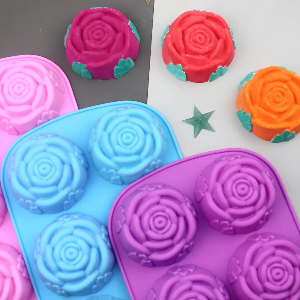 6 Lattices Rose Flowers Silicone Soap Mold Candy Cake Chocolate Cupcake Making Mold Fondant Cake Decorating Tools
6 Lattices Rose Flowers Silicone Soap Mold Candy Cake Chocolate Cupcake Making Mold Fondant Cake Decorating Tools