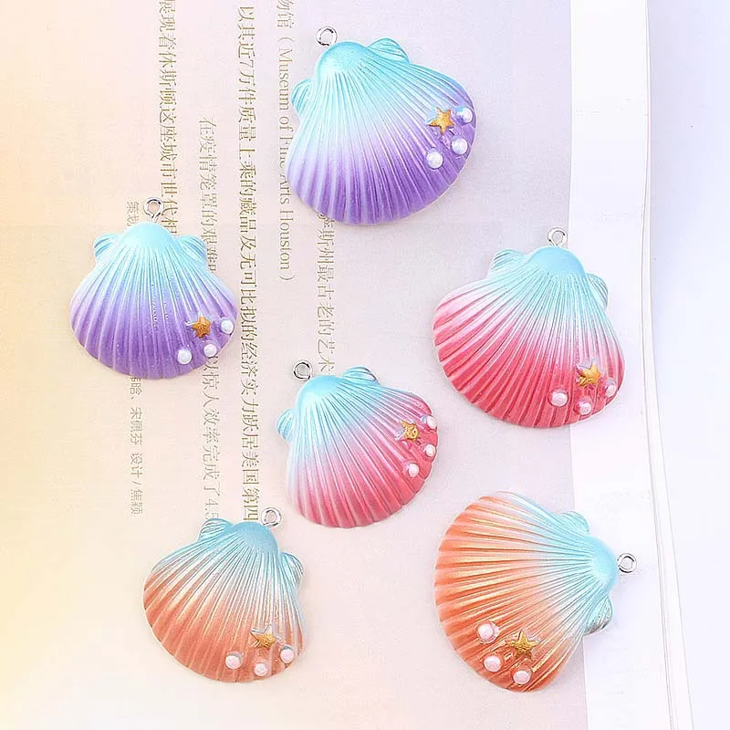 10Pcs Girly Kawaii Shell Accessories Resin Enamel Charms For Diy Jewelry Making Supplies Pendant Necklace Earring Material
10Pcs Girly Kawaii Shell Accessories Resin Enamel Charms For Diy Jewelry Making Supplies Pendant Necklace Earring Material