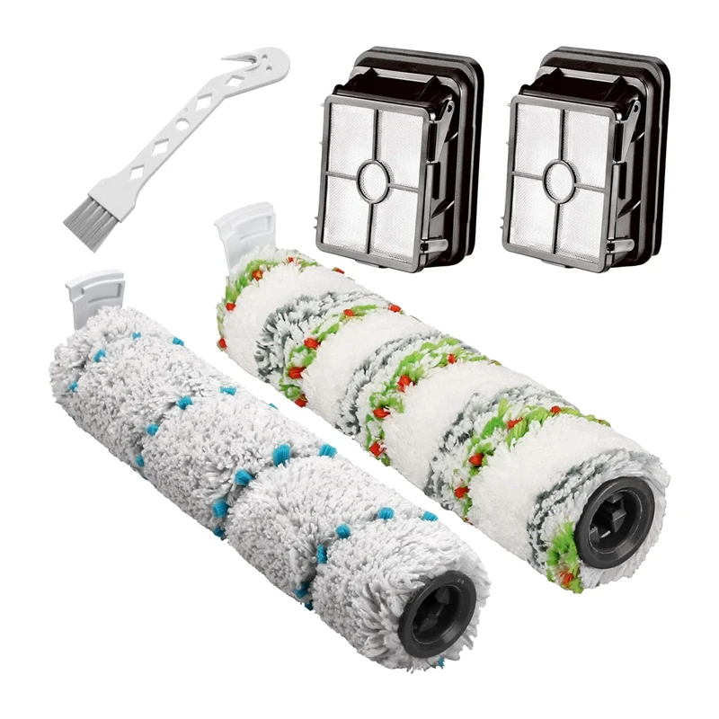 2 HEPA Filters+1 Brush Roll+1 Pet Brush Roll for Bissell CrossWave Cordless Max Series 2554,2590,2593,2596 Vacuum
2 HEPA Filters+1 Brush Roll+1 Pet Brush Roll for Bissell CrossWave Cordless Max Series 2554,2590,2593,2596 Vacuum