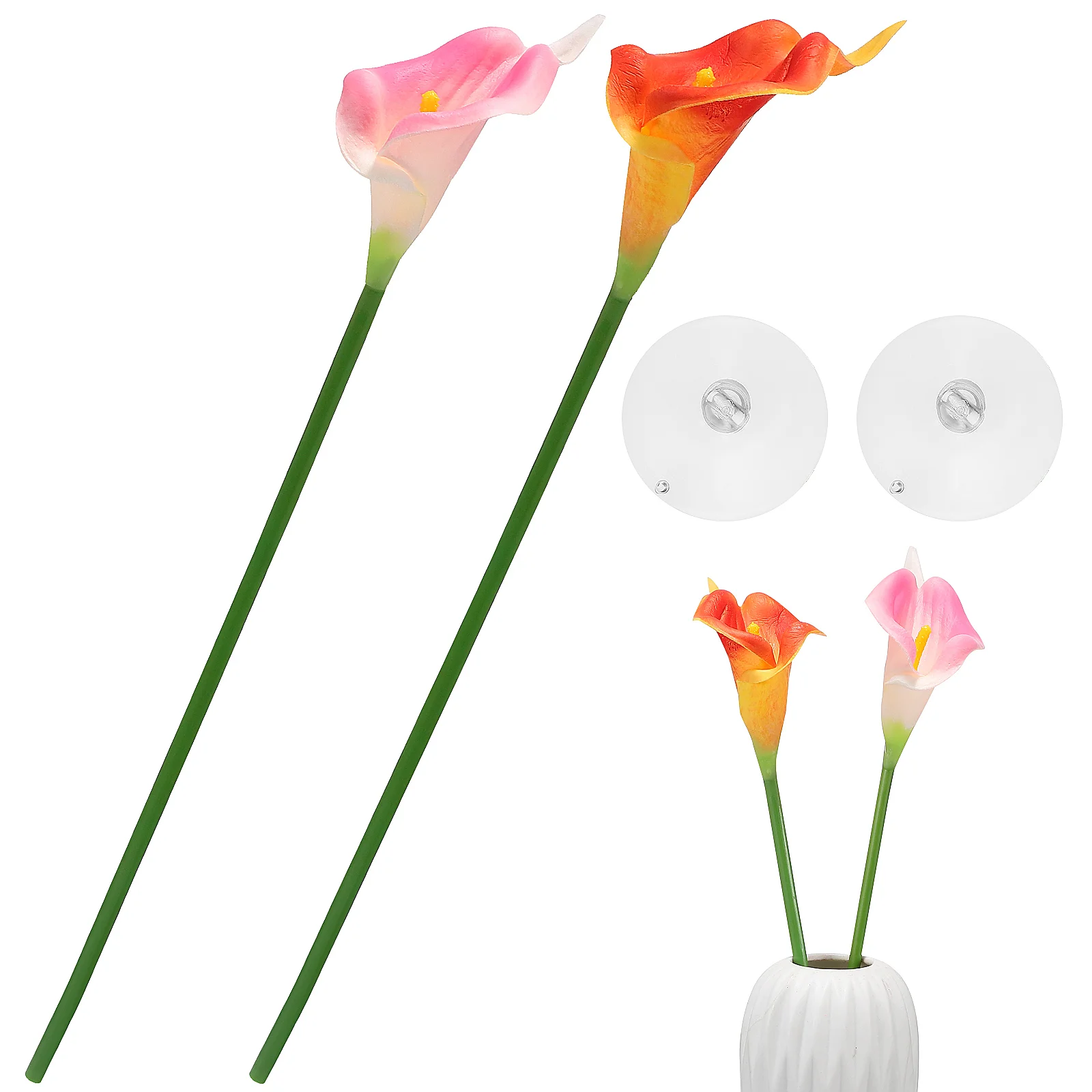 2pcs Decoration Flowers Artificial Real Touch Long Stem Faux Flower Decors 
2pcs Decoration Flowers Artificial Real Touch Long Stem Faux Flower Decors