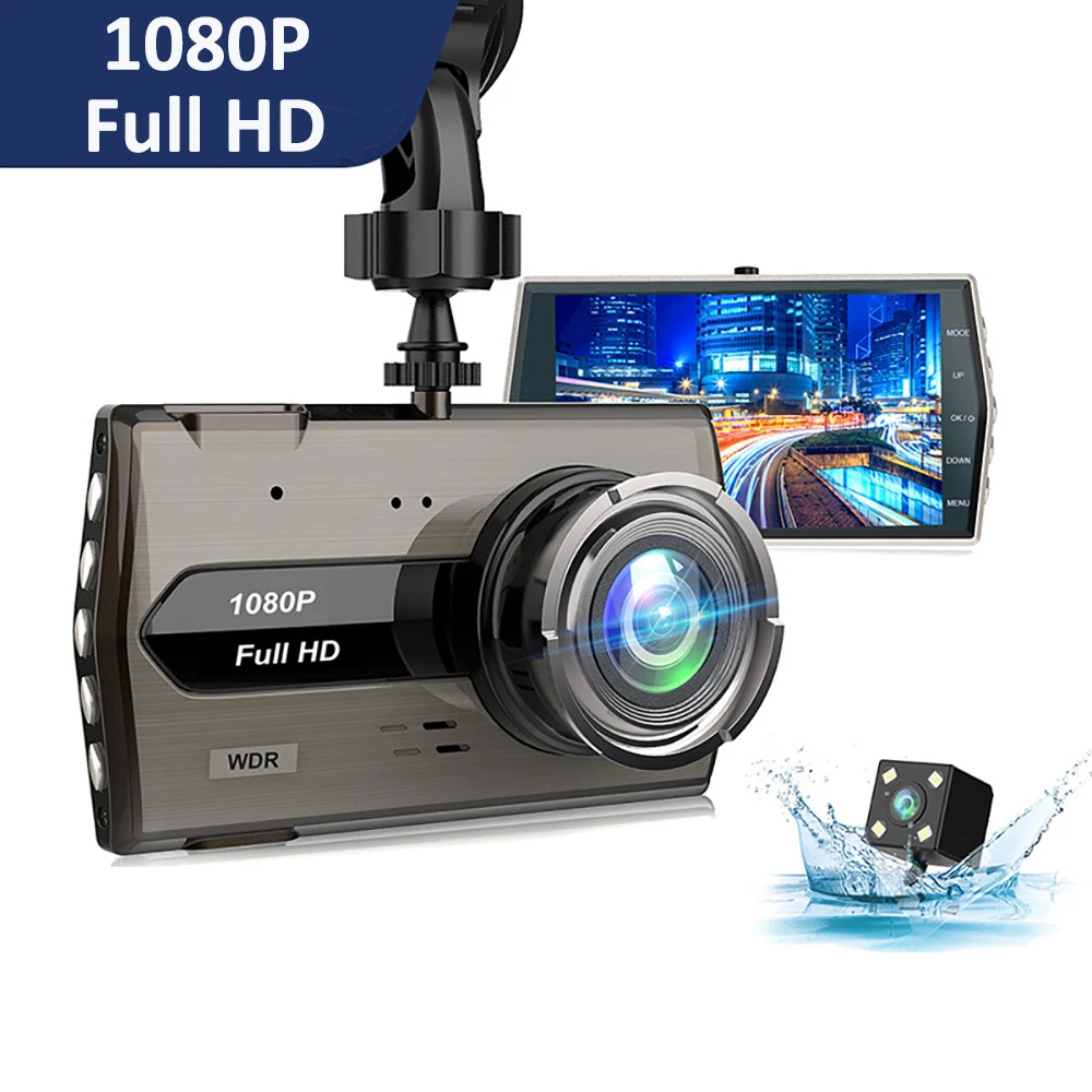 Dash Cam Car DVR Full HD 1080P Rear View Vehicle Camera Video Recorder Black Box Auto DVR Dashcam Car Accessories Multi-language
Dash Cam Car DVR Full HD 1080P Rear View Vehicle Camera Video Recorder Black Box Auto DVR Dashcam Car Accessories Multi-language