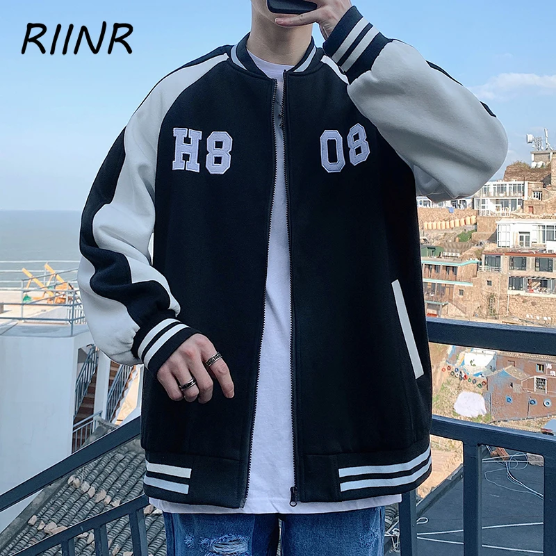 Hip Hop Baseball Jacket Men Women Embroidery Outwear Letter Streetwear Coat Fashion Windbreaker Color Contrast Couple Men Jacket
Hip Hop Baseball Jacket Men Women Embroidery Outwear Letter Streetwear Coat Fashion Windbreaker Color Contrast Couple Men Jacket
