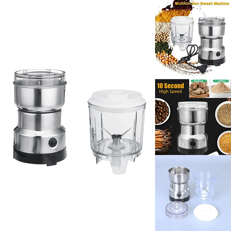 Electric Coffee Grinder Kitchen Cereals Nuts Beans Spices Grains Grinder Machine Multifunctional Blender
Electric Coffee Grinder Kitchen Cereals Nuts Beans Spices Grains Grinder Machine Multifunctional Blender