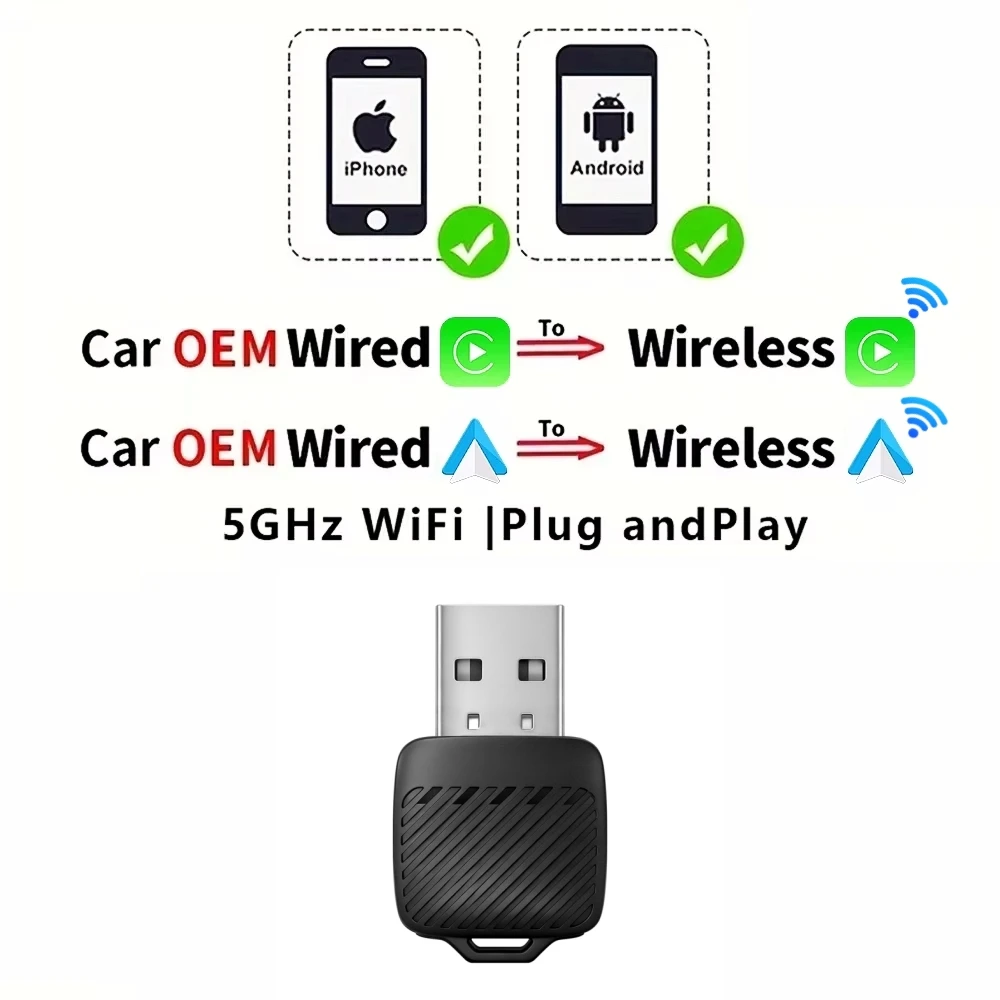 Новый Адаптер Mini CarPlay Box 2-в-1 (2025) С Bluetooth И Android Auto, Smart Box Plug & Play Для Большинства Автомобилей
Новый Адаптер Mini CarPlay Box 2-в-1 (2025) С Bluetooth И Android Auto, Smart Box Plug & Play Для Большинства Автомобилей