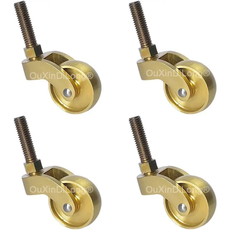 4PCS 1.25inches Brass Furniture Casters Universal Swivel Runners Rollers Table Chair Sofa Foot Wheels Protect Furniture Pulleys
4PCS 1.25inches Brass Furniture Casters Universal Swivel Runners Rollers Table Chair Sofa Foot Wheels Protect Furniture Pulleys