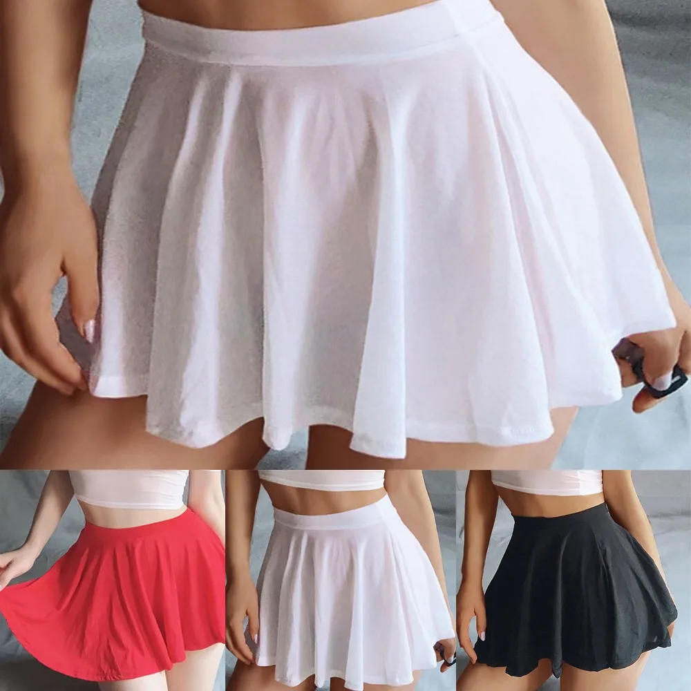 Mini Skirt Club Sexy Wear Sheer See Through Skirt Sexy Women Ice Silk A-Line Pleated Skirt Low-Rise Waist Ruffled Skirt
Mini Skirt Club Sexy Wear Sheer See Through Skirt Sexy Women Ice Silk A-Line Pleated Skirt Low-Rise Waist Ruffled Skirt