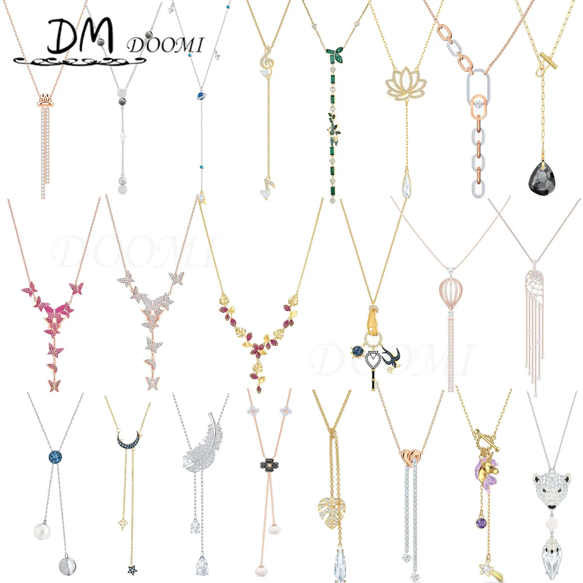 Swa 2023 Original Fashion Thin Chain Womens Crystal Jewelry Tassel Necklace Charm High Quality Gift Women Jewelry
Swa 2023 Original Fashion Thin Chain Womens Crystal Jewelry Tassel Necklace Charm High Quality Gift Women Jewelry