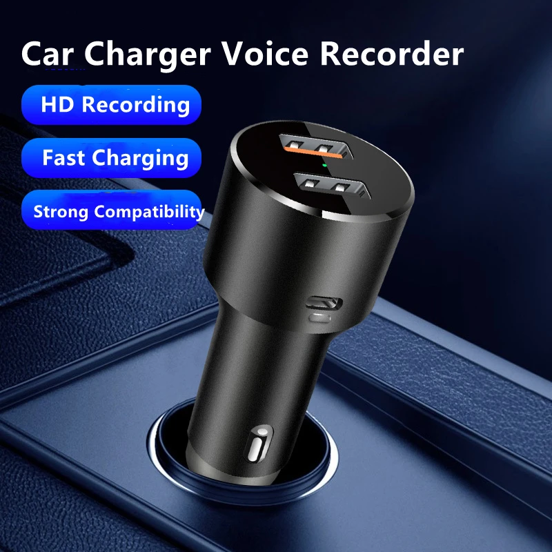 Car Charger Voice Recorder Automatic Smart Voice Recording Digital Audio Voice Recorder Fast Car Charger Audio 2 in 1 Recorder
Car Charger Voice Recorder Automatic Smart Voice Recording Digital Audio Voice Recorder Fast Car Charger Audio 2 in 1 Recorder