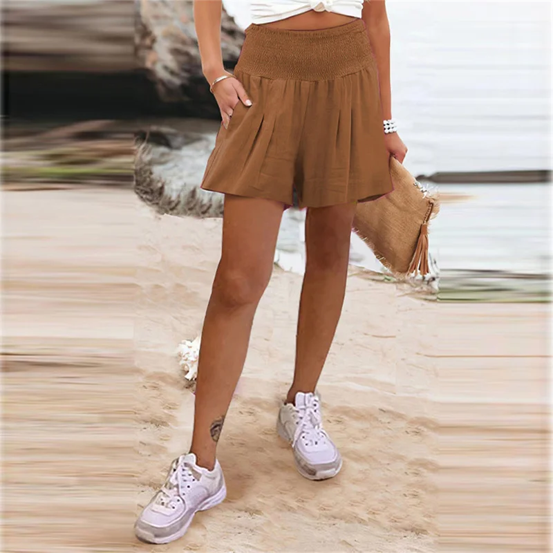 Casual Shorts 2023 Summer New Solid Shorts Elastic Waist Splicing Pockets High Waist Shorts Woman Clothing
Casual Shorts 2023 Summer New Solid Shorts Elastic Waist Splicing Pockets High Waist Shorts Woman Clothing