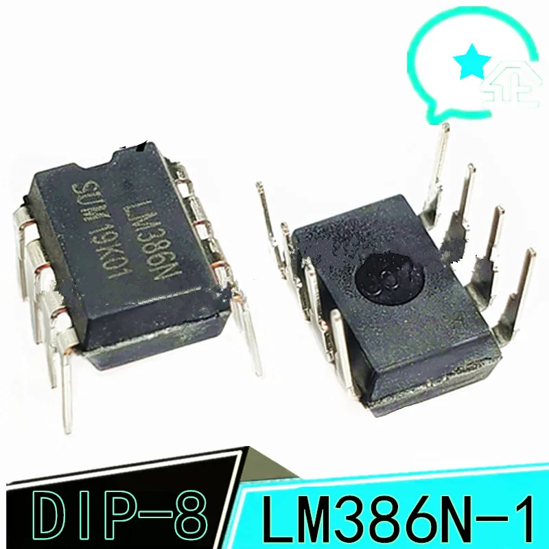 (10pcs) 100% New LM386 LM386N LM386M LM386L o Amplifiers LOW VLTG AUDIO PWR AMP IC DIP-8
(10pcs) 100% New LM386 LM386N LM386M LM386L o Amplifiers LOW VLTG AUDIO PWR AMP IC DIP-8