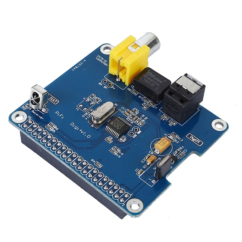 HIFI Digi+ Digital Sound Card I2S SPDIF Optical Fiber For Raspberry Pi 3 B Plus / 3B / Pi 2 Model B And B+ / A+ 
HIFI Digi+ Digital Sound Card I2S SPDIF Optical Fiber For Raspberry Pi 3 B Plus / 3B / Pi 2 Model B And B+ / A+
