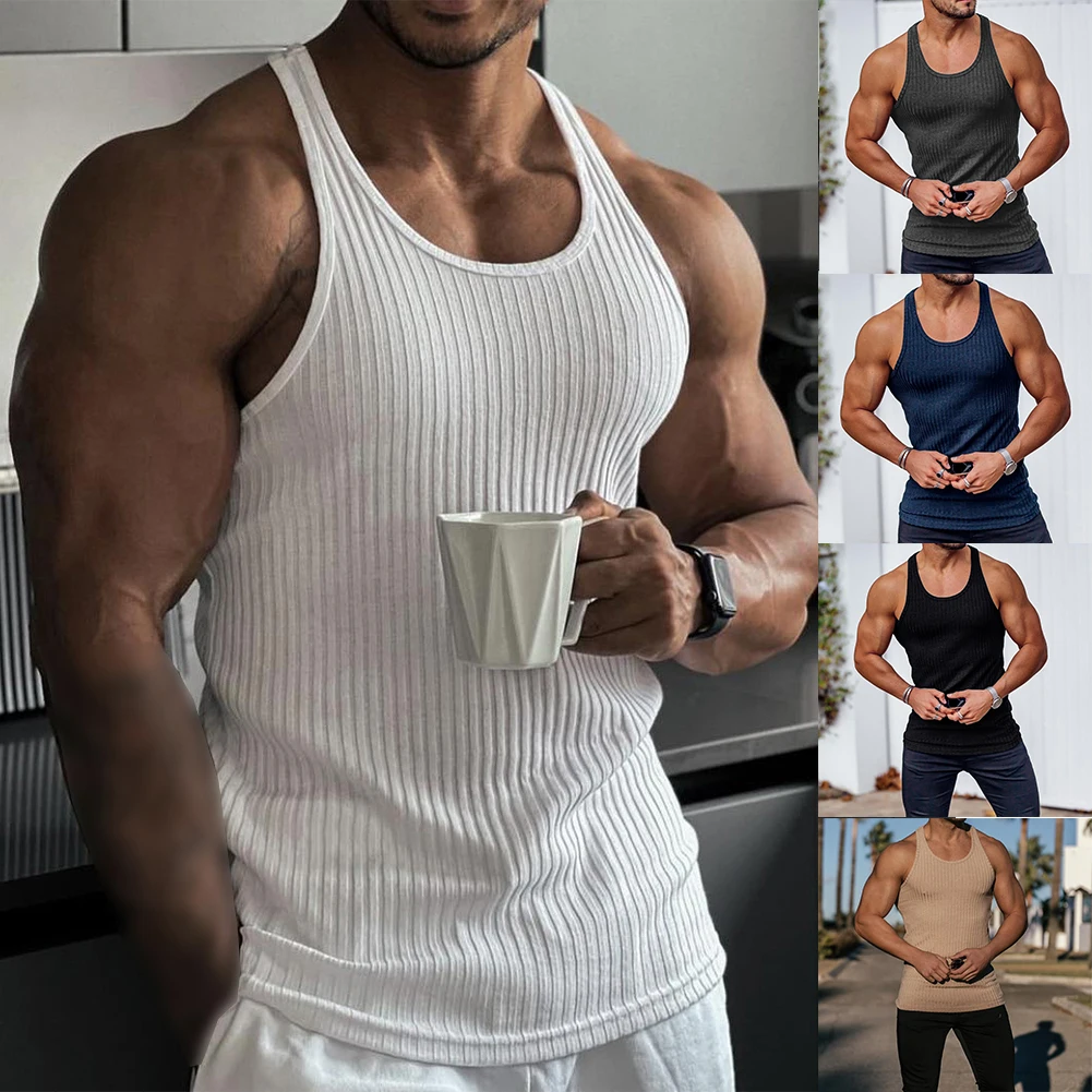 Mens Workout Tank Tops Fitness Muscle Sleeveless Shirts Gym Bodybuilding Vest Sportswear Tank Top Gym Singlet Training Tops
Mens Workout Tank Tops Fitness Muscle Sleeveless Shirts Gym Bodybuilding Vest Sportswear Tank Top Gym Singlet Training Tops
