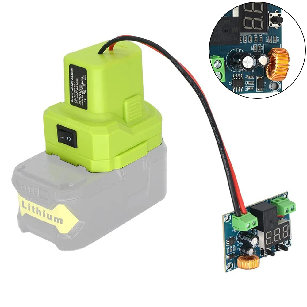 For Ryobi One 18V Li-Ion/Nickel Battery Output Adapter Converter Power Connector DIY Output Adapter Converter Power Connector
For Ryobi One 18V Li-Ion/Nickel Battery Output Adapter Converter Power Connector DIY Output Adapter Converter Power Connector