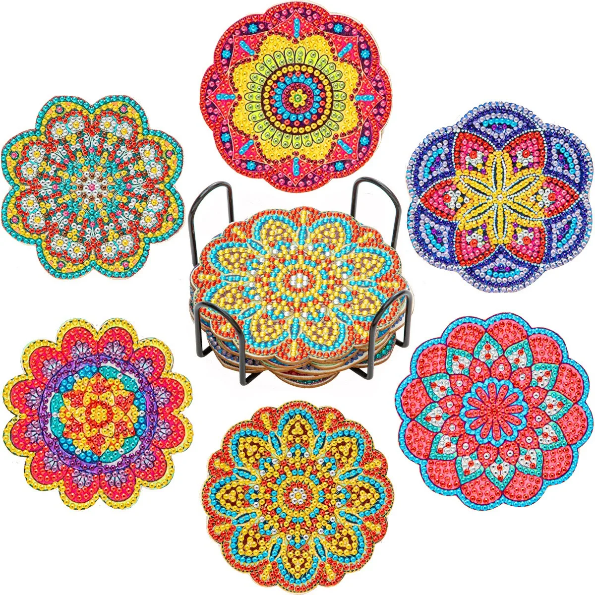 Diamond Handmade Coasters 6PC Coaster Placemat Coaster Mat Creative Table Mat Kitchen Accessories Gadgets Round Cup Mat
Diamond Handmade Coasters 6PC Coaster Placemat Coaster Mat Creative Table Mat Kitchen Accessories Gadgets Round Cup Mat