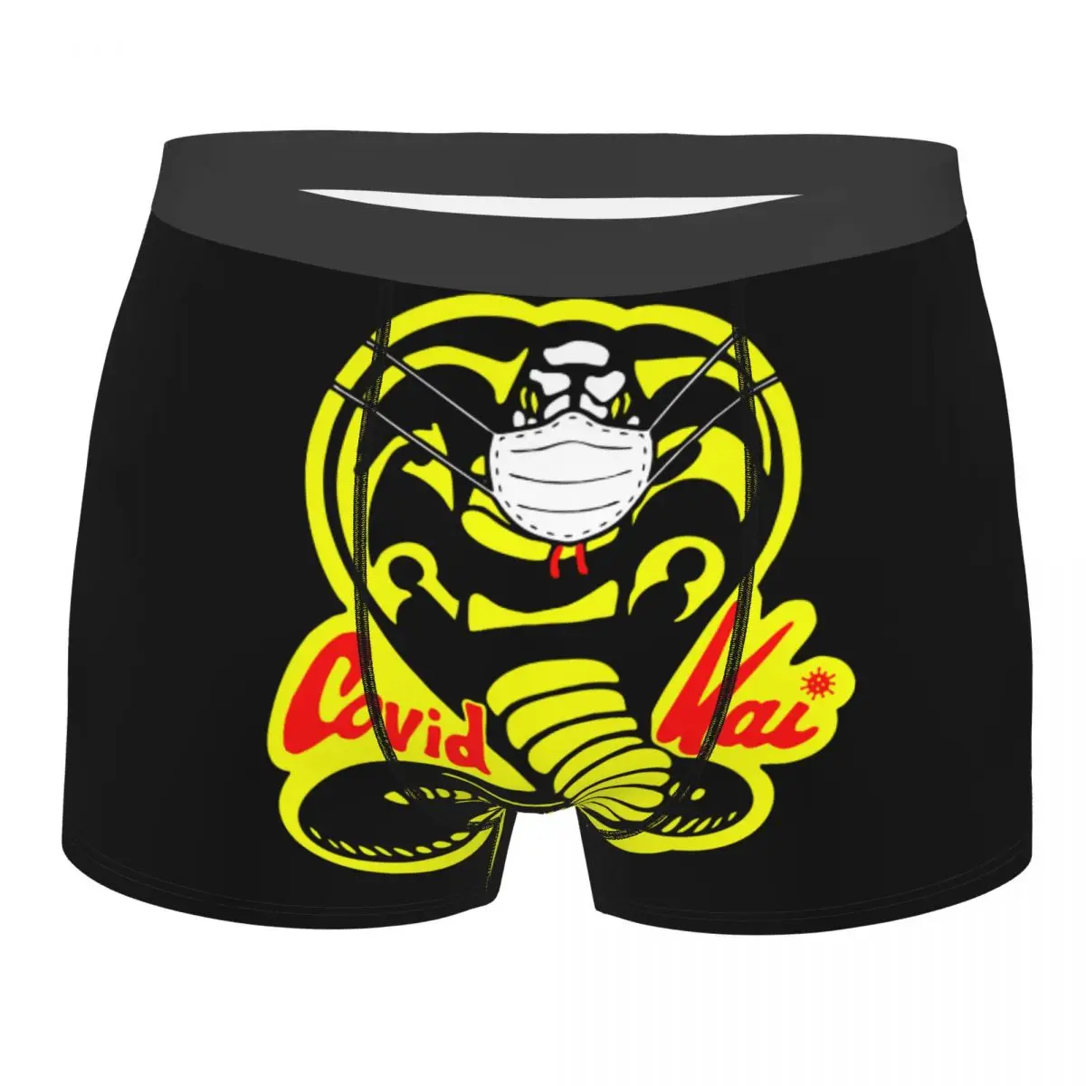 Novelty Boxer Shorts Panties Briefs Men Cobra Kai Karate Kid Underwear Wear a Mask Breathable Underpants for Male
Novelty Boxer Shorts Panties Briefs Men Cobra Kai Karate Kid Underwear Wear a Mask Breathable Underpants for Male