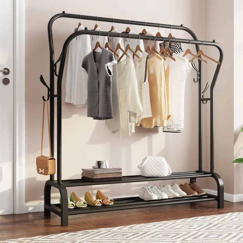NONE Multifunctional Floor Simple Coat Hanger Bedroom Storage Double Bar Cabinet
NONE Multifunctional Floor Simple Coat Hanger Bedroom Storage Double Bar Cabinet